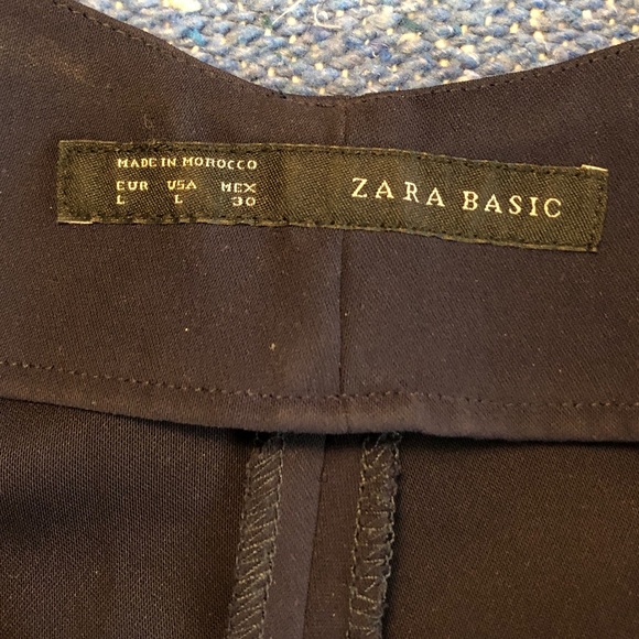 Zara’s Navy Blue Backless Halter Jumpsuit / Size L - Picture 7 of 7